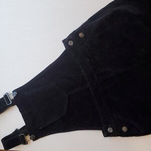 Vanilla Star Black Corduroy Overall Skirt 3